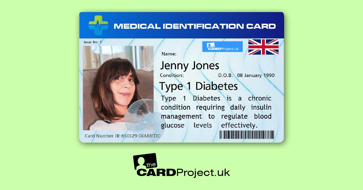 Diabetes Premium Photo Medical ID (type 1) 